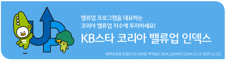 KB자산운용 KB스타 코리아 밸류업 인덱스 펀드.